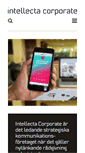 Mobile Screenshot of intellectacorporate.se